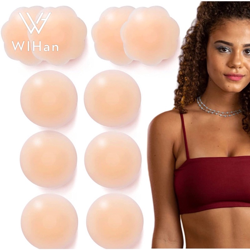 10Pcs Women Disposable Bra Pad Patch Invisible Breast Nipple Cover Sticker LD 