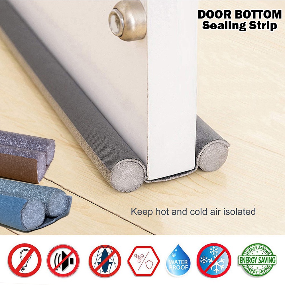 Home Zania 95Cm Flexible Door Bottom Sealing Strip Guard Sound Proof