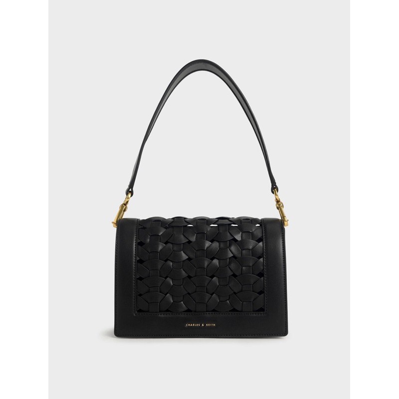 charles and keith woven bag