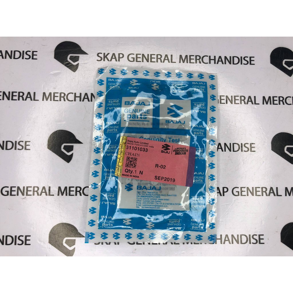 BAJAJ TIMING CHAIN CT100 ( 31101033 ) Shopee Philippines