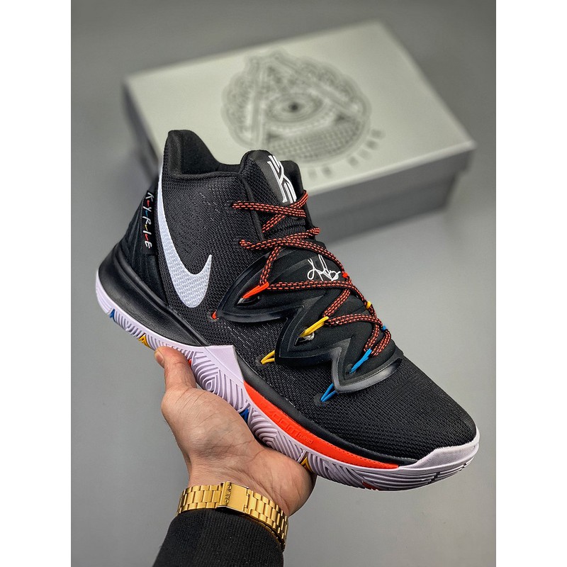 NIKE Kyrie 5 White Denim AO2918 Basketball Shoes Casual Shoes Jogging Shoes White Men