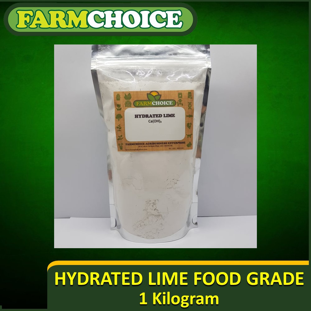 Hydrated Lime Food Grade (1Kg) Shopee Philippines