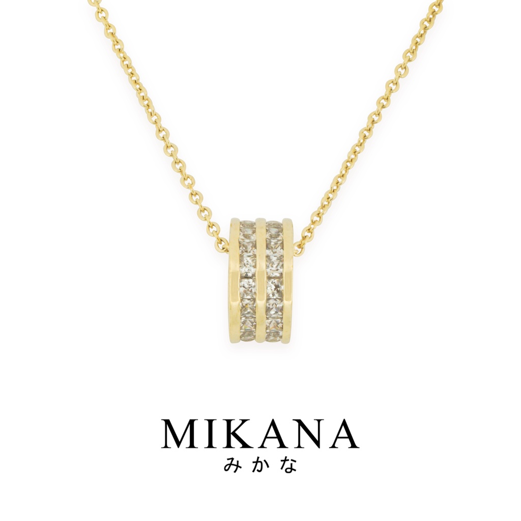 Mikana 18k Gold Plated Kaname Pendant Necklace Accessories Jewelry For