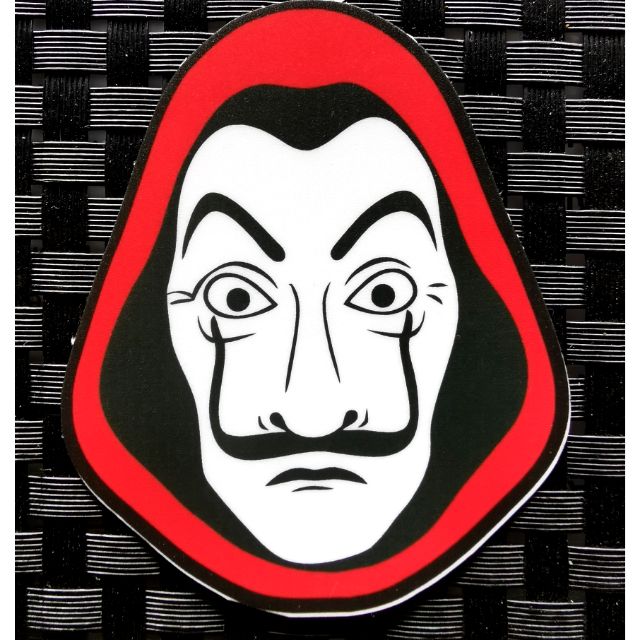 Download Money Heist Mask Vinyl Sticker | Shopee Philippines