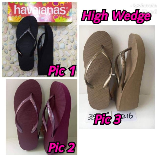 havaianas high wedge