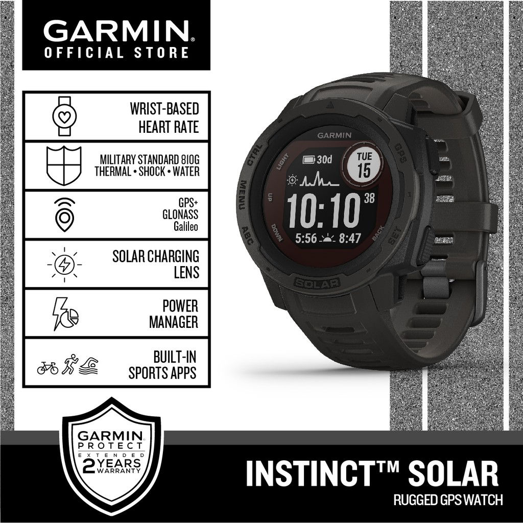 garmin instinct solar connect iq