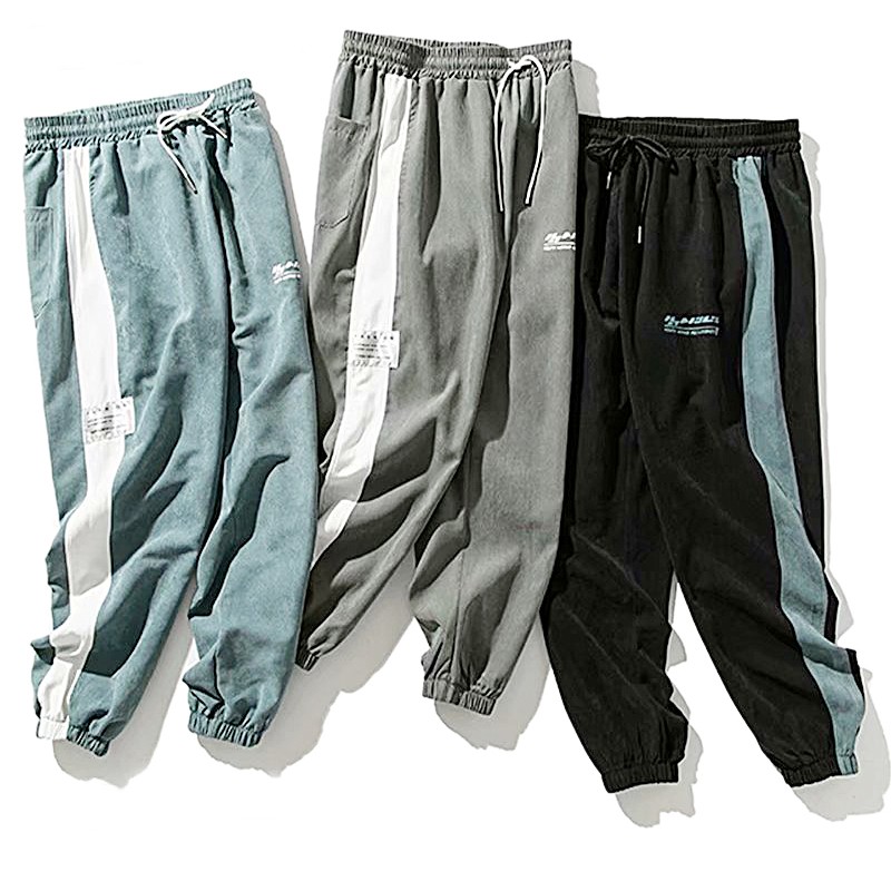 striped cropped pants mens