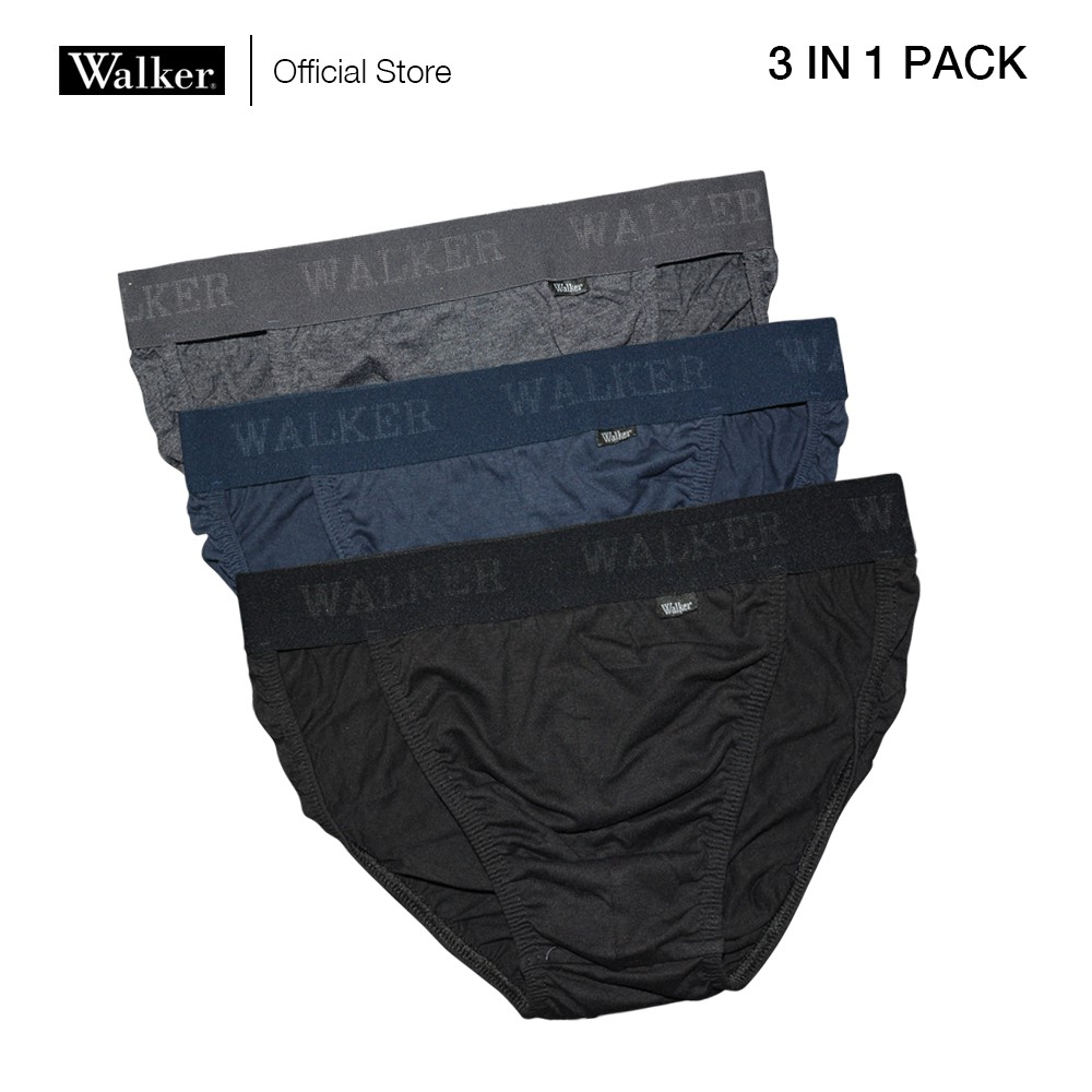 Walker Low Rise Cotton Comfort Brief (3 in 1 pack) | Shopee Philippines
