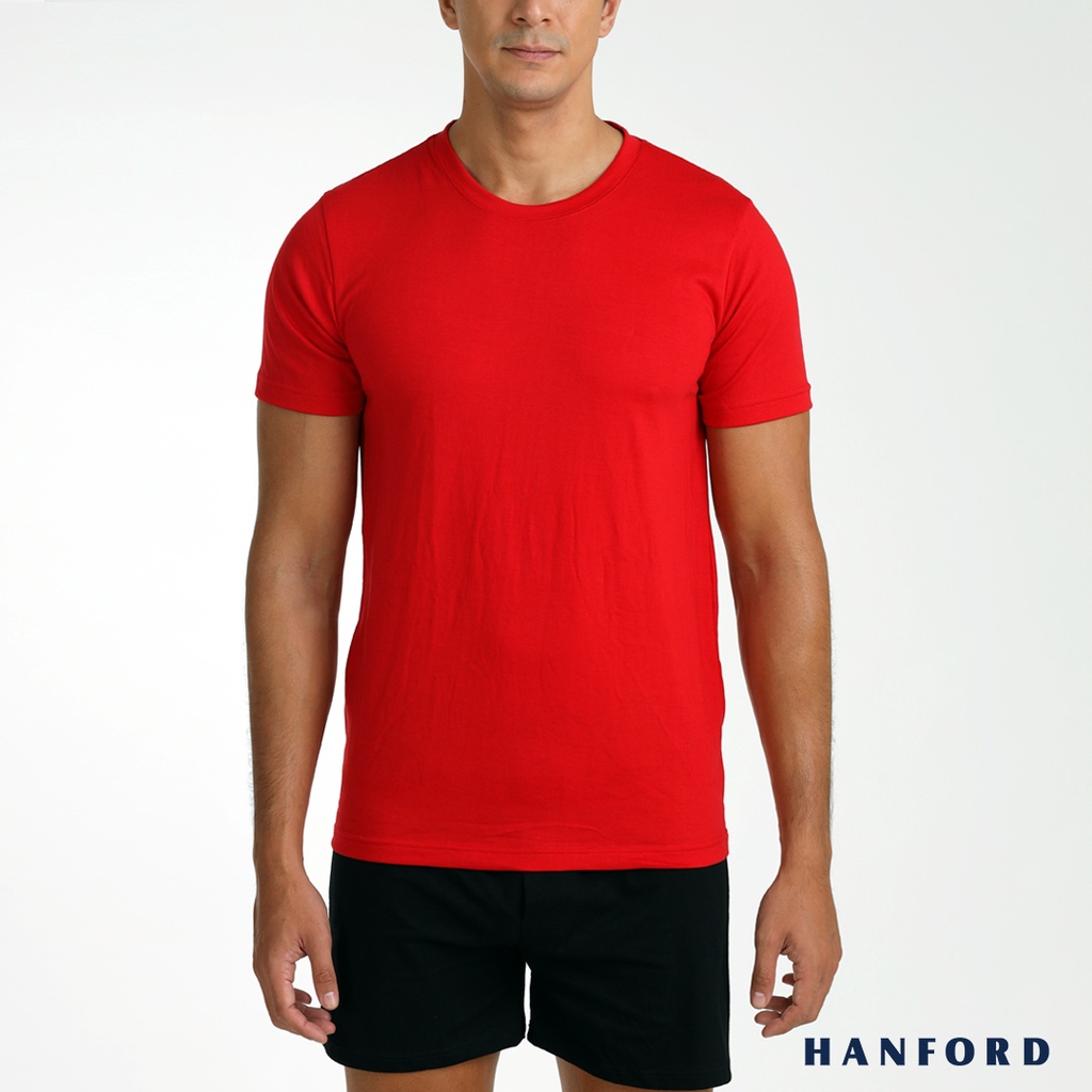 Hanford Men/Teens R-Neck Cotton Modern Fit Short Sleeves Shirt - New ...