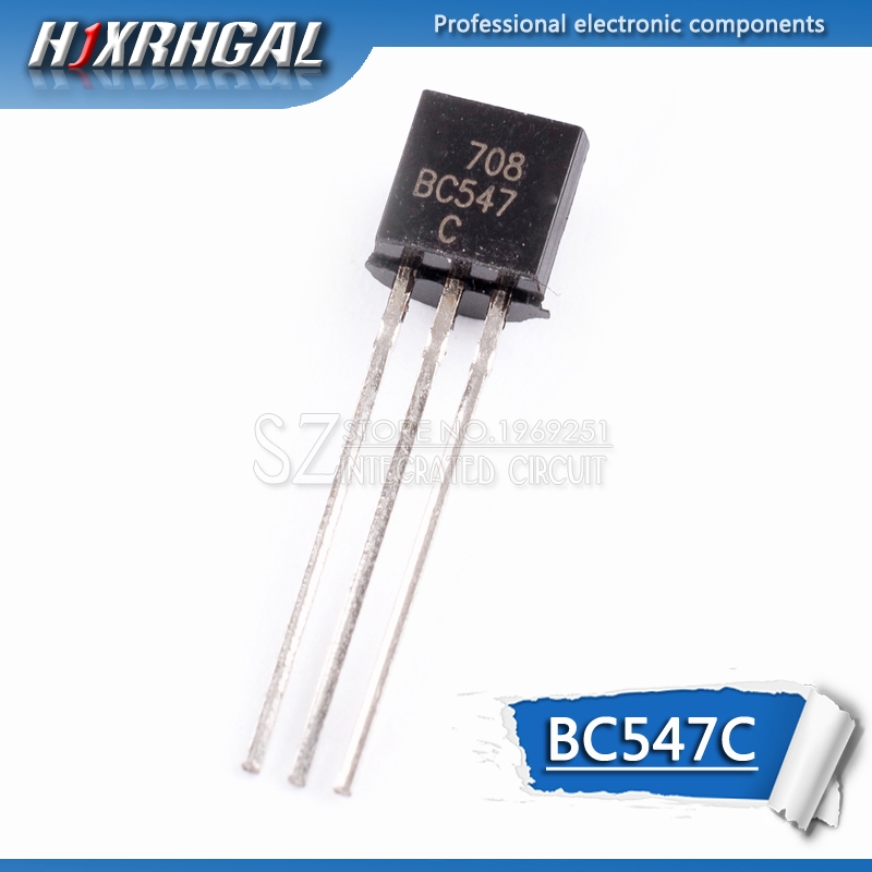 10PCS Genuine NEW BC547-C PH TO-92