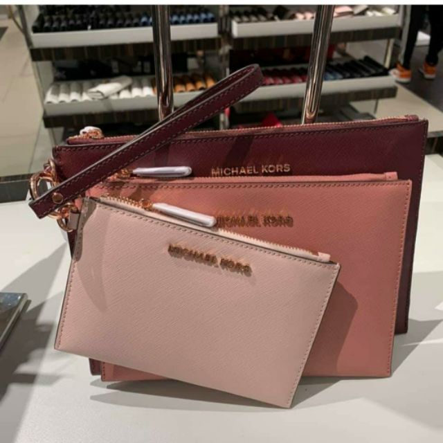 michael kors wristlet trio