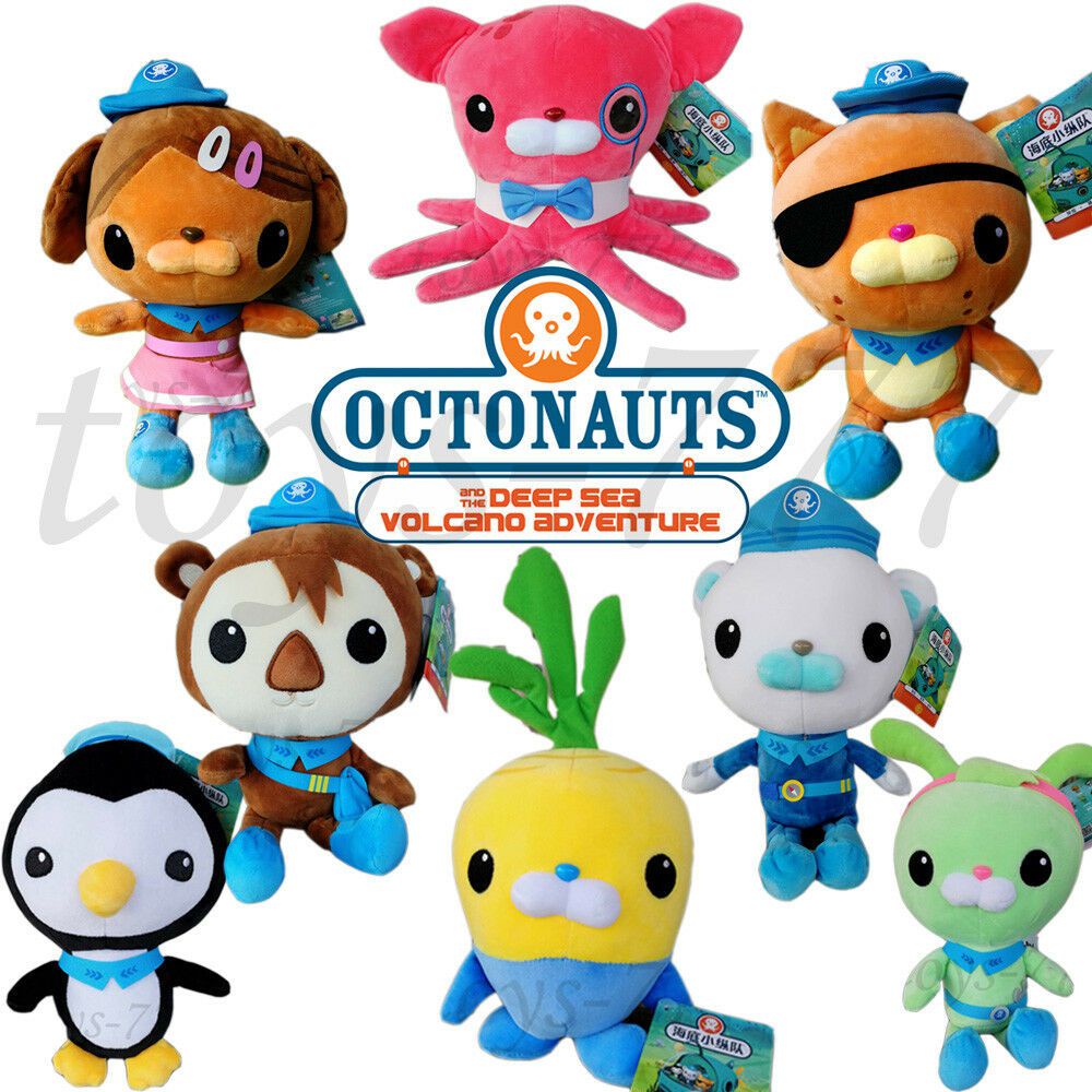 【ready stock】46cm Octonauts Barnacles Dashi Kwazii Peso Tweak