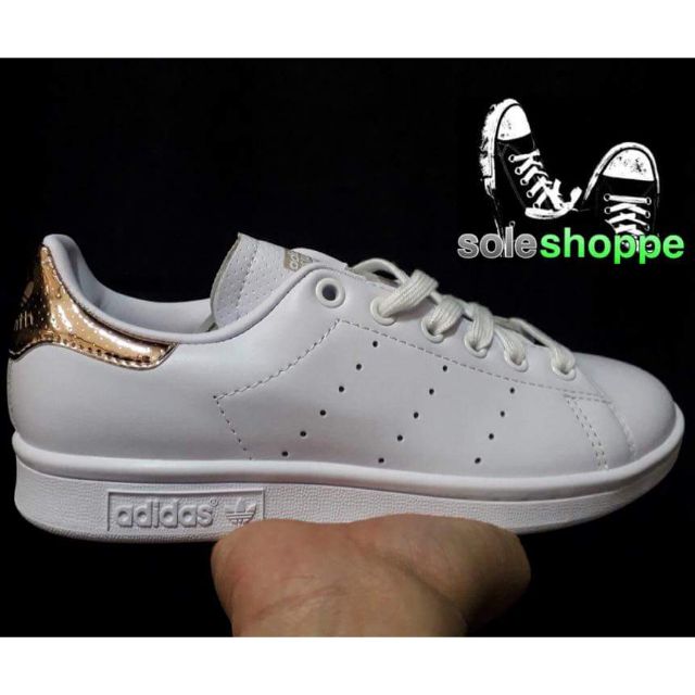 adidas stan smith metallic rose gold
