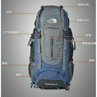 40L/50L THE NORTH FACE steel frame High-capacity hiking/trekking backpack/cover #6