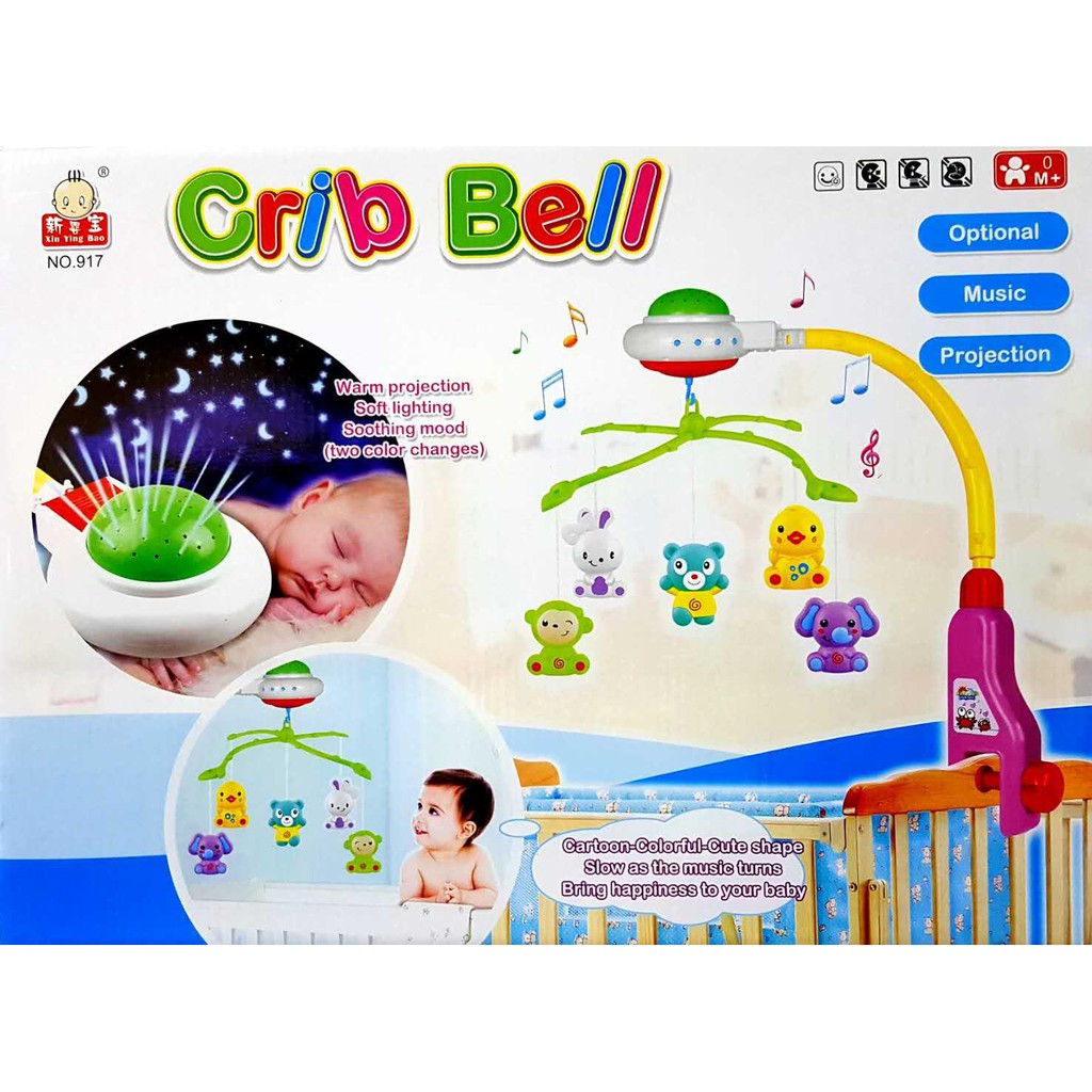 Music Crib Bell And Projection Lamp Light No 917 Shopee Philippines