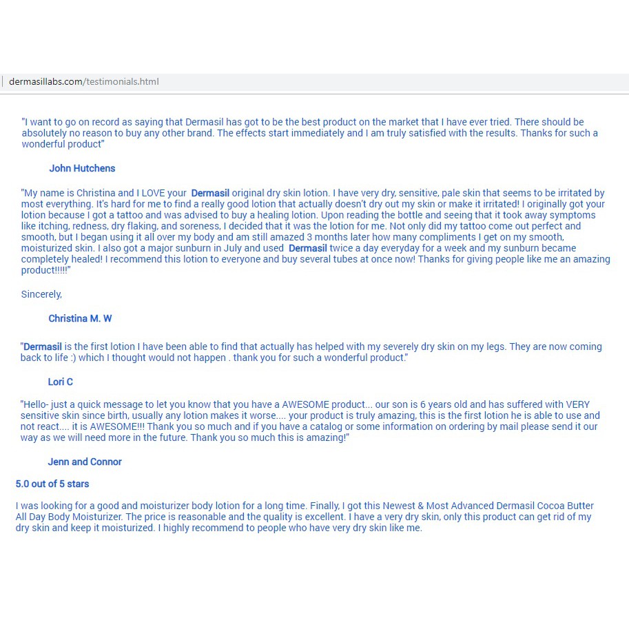 dermasil cocoa butter body lotion price