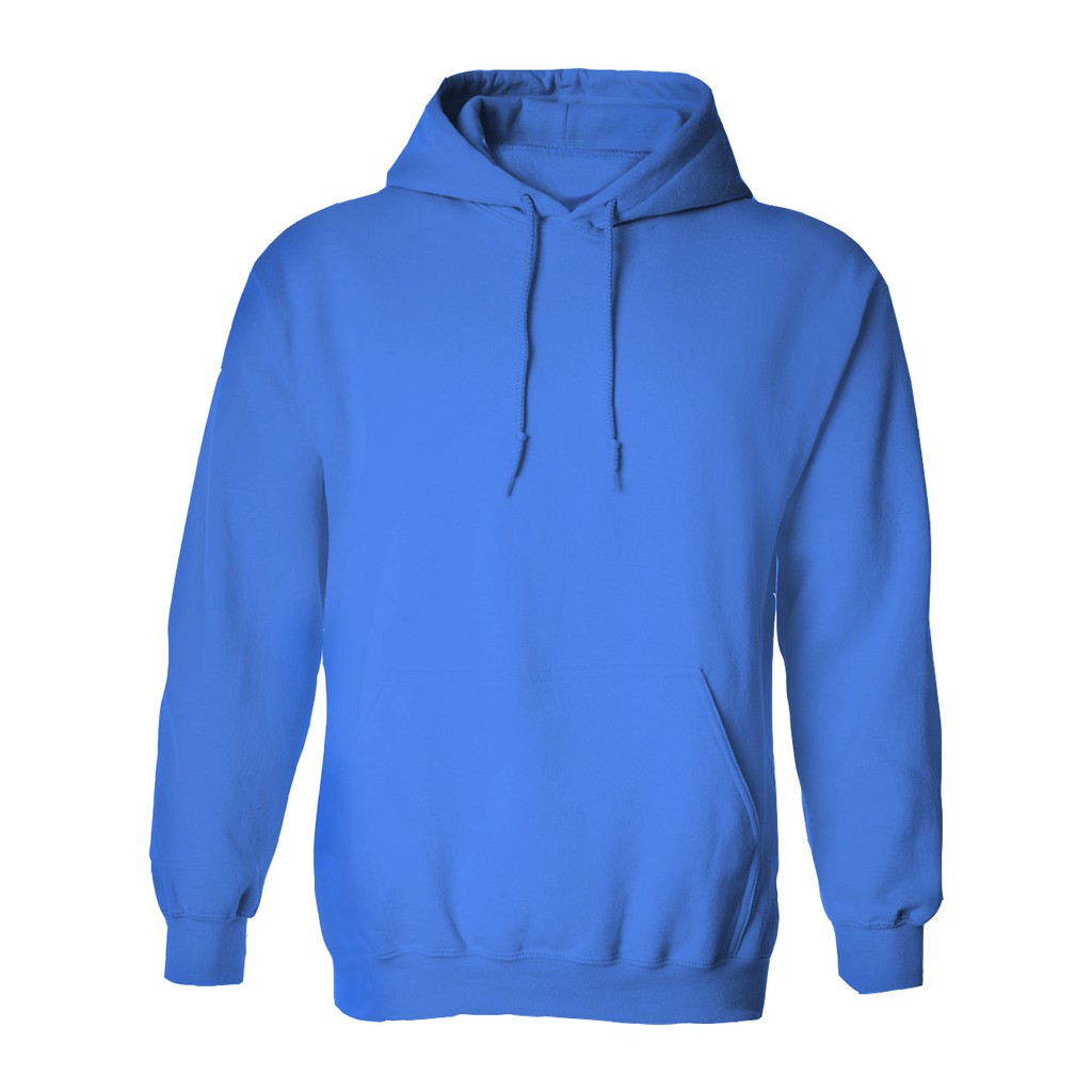 plain blue hoodie