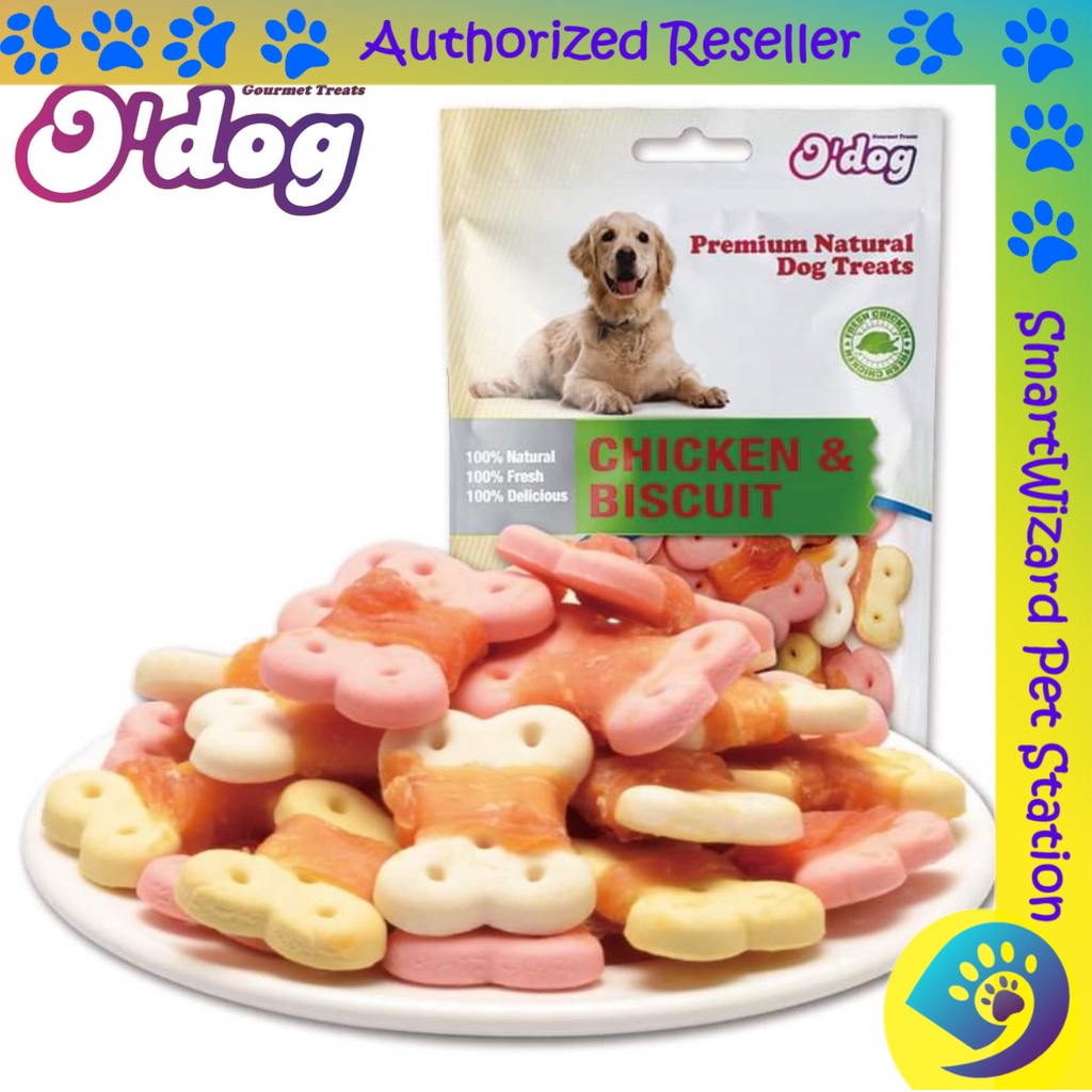 O'Dog Chicken Flavored Biscuits Fresh and Natural Pet Snacks and Treats (100 grams) Shopee
