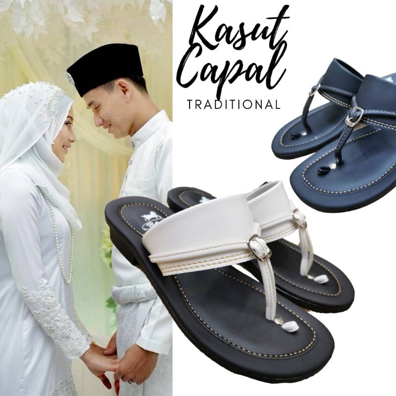 Kasut Capal Sandal Lelaki Slipper Capal Lelaki Melayu Traditional