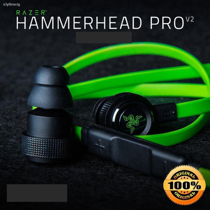 Limited Time Low Price Ready Stock Razer Hammerhead Pro V2 Earphone With Microphone In Ear Gaming Shopee Philippines