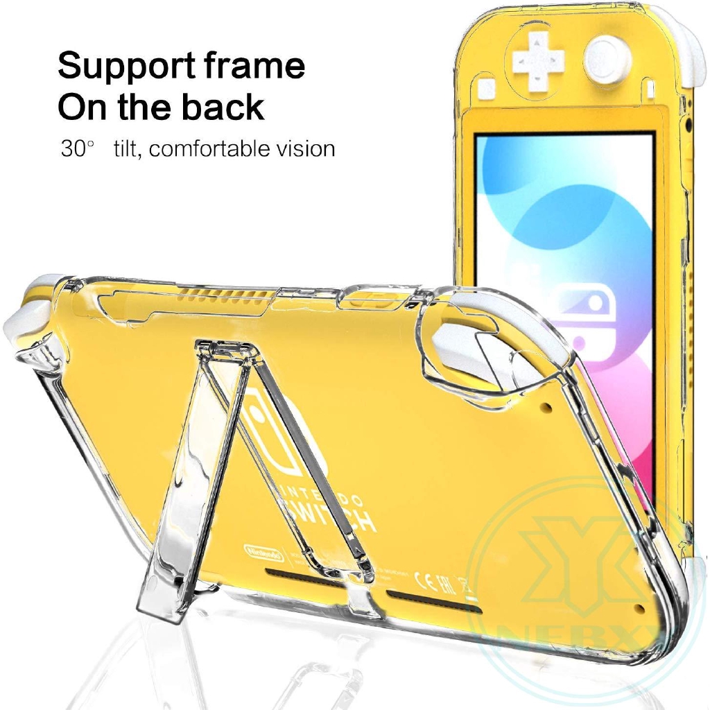 nintendo switch lite clear case