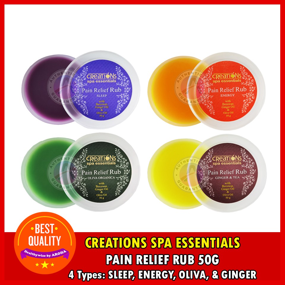 Creations Spa Essentials Pain Relief Rub 50g Shopee Philippines