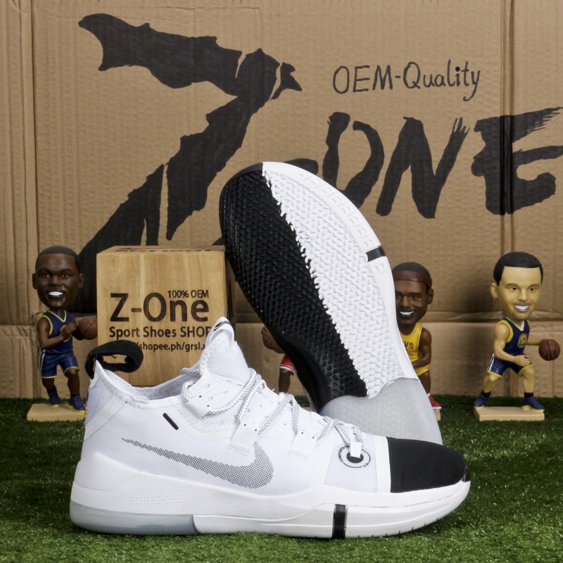kobe ad white black