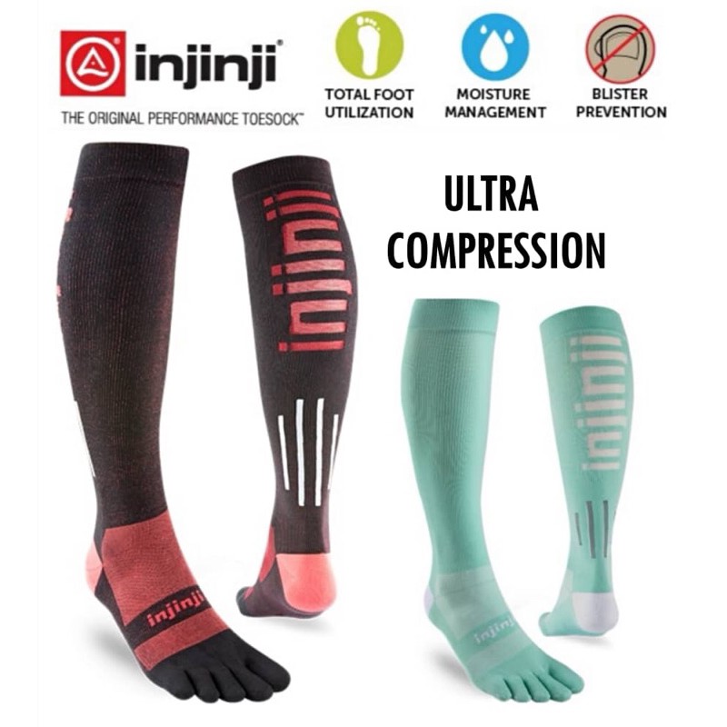 Injinji ULTRA RUN COMPRESSION ToeSocks/Five Finger Socks Running