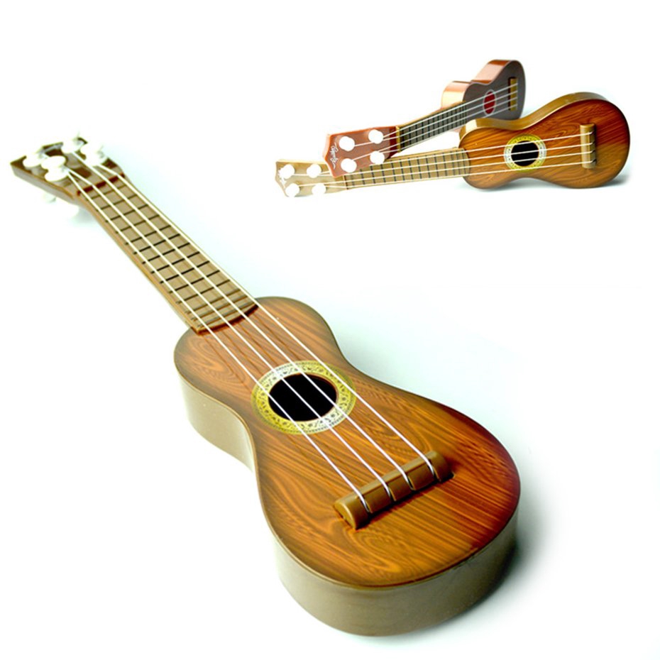 21 inch Ukulele Beginner Hawaii 4 String Nylon Strings Guitar Musical Ukelele for Children Kids Girls 