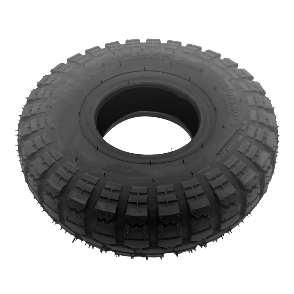 YDong 4.10/3.50-4 410/350-4 ATV Quad Go Kart 47Cc 49Cc Chunky 4.10-4 Tire Inner Tube Fit All Models 3.50-4 4 inch Tire-Inner Tube Outer Tyre 