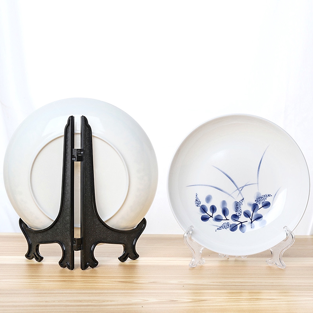 Adjustable Easel Display Stand Plate Bowl Photo Frame Book Stands Holder Plastic 