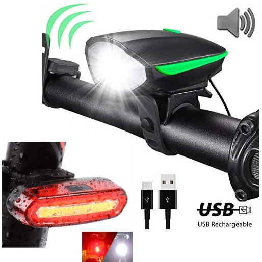 bicycle light with horn