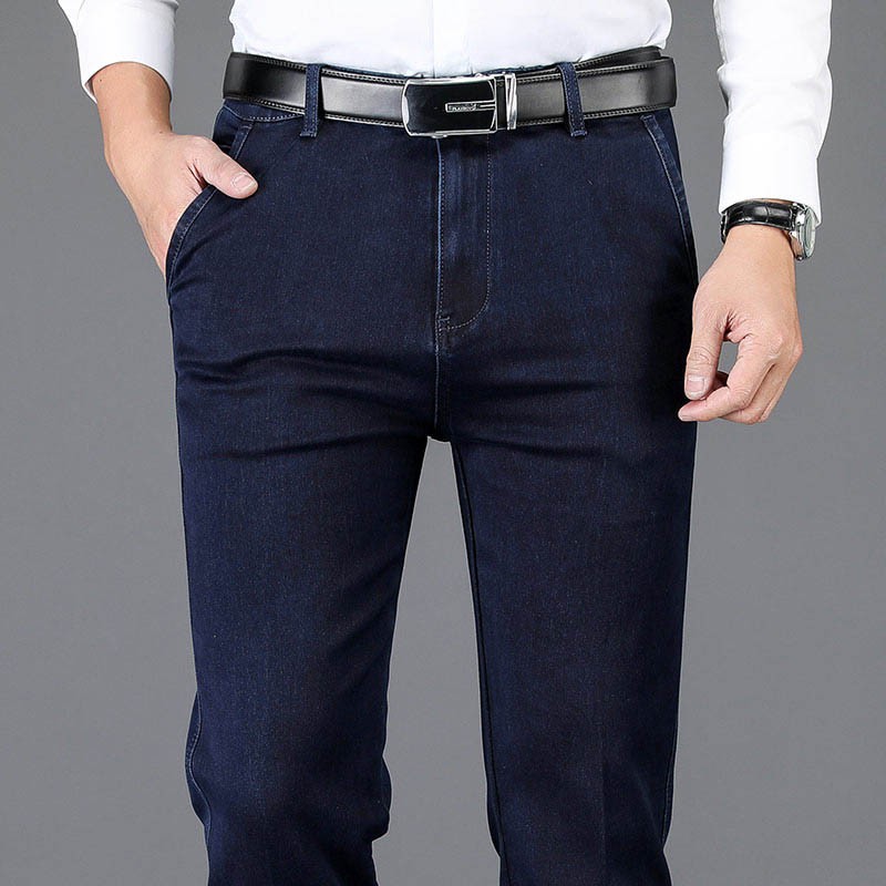 blue formal jeans