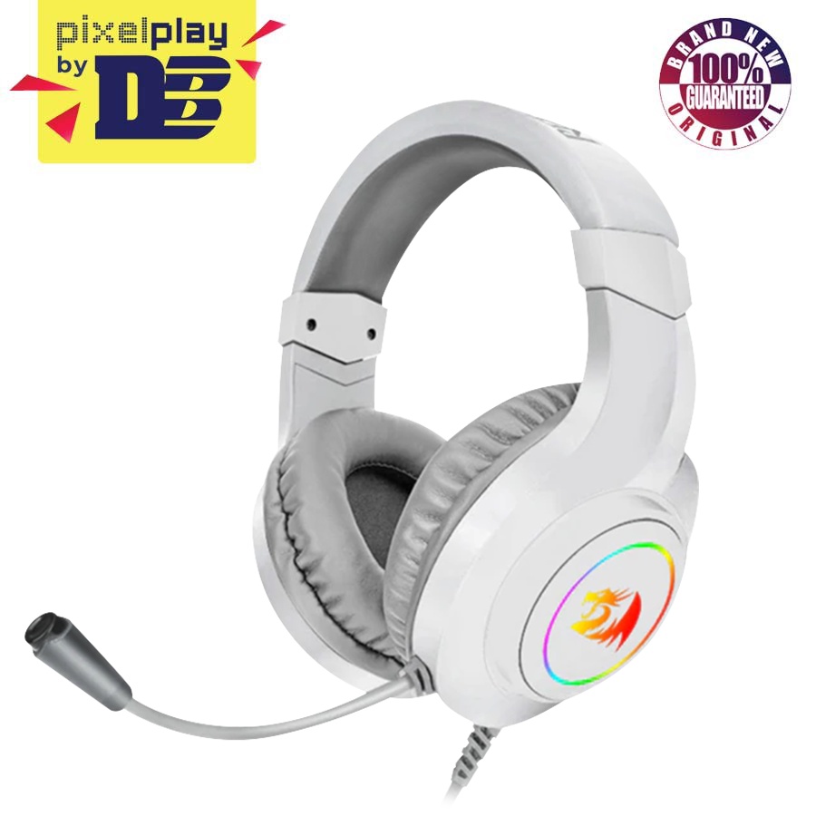 Redragon Hylas Gaming Headset (White) (H260-W) | Shopee Philippines