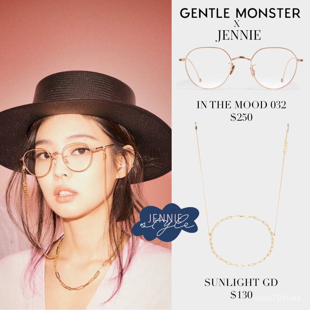{new}100% Authentic Gentle Monster JENNIE - IN THE MOOD 032 Women Eyelasses Can Choose Gm White Box 