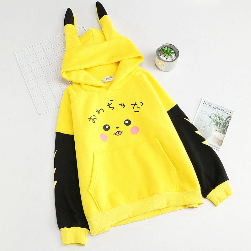 pikachu pullover hoodie