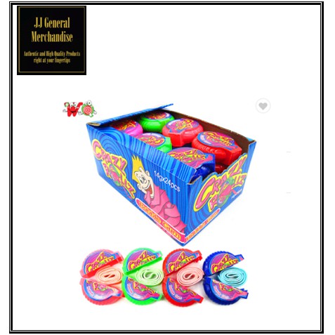 Giant Crazy Rollz Bubble Gum 1 Box 30 Pcs 