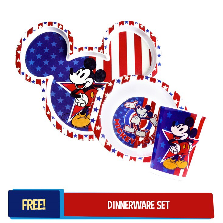 Disney Tumbler Set with Mickey Mouse Plate GWP Shopee Philippines