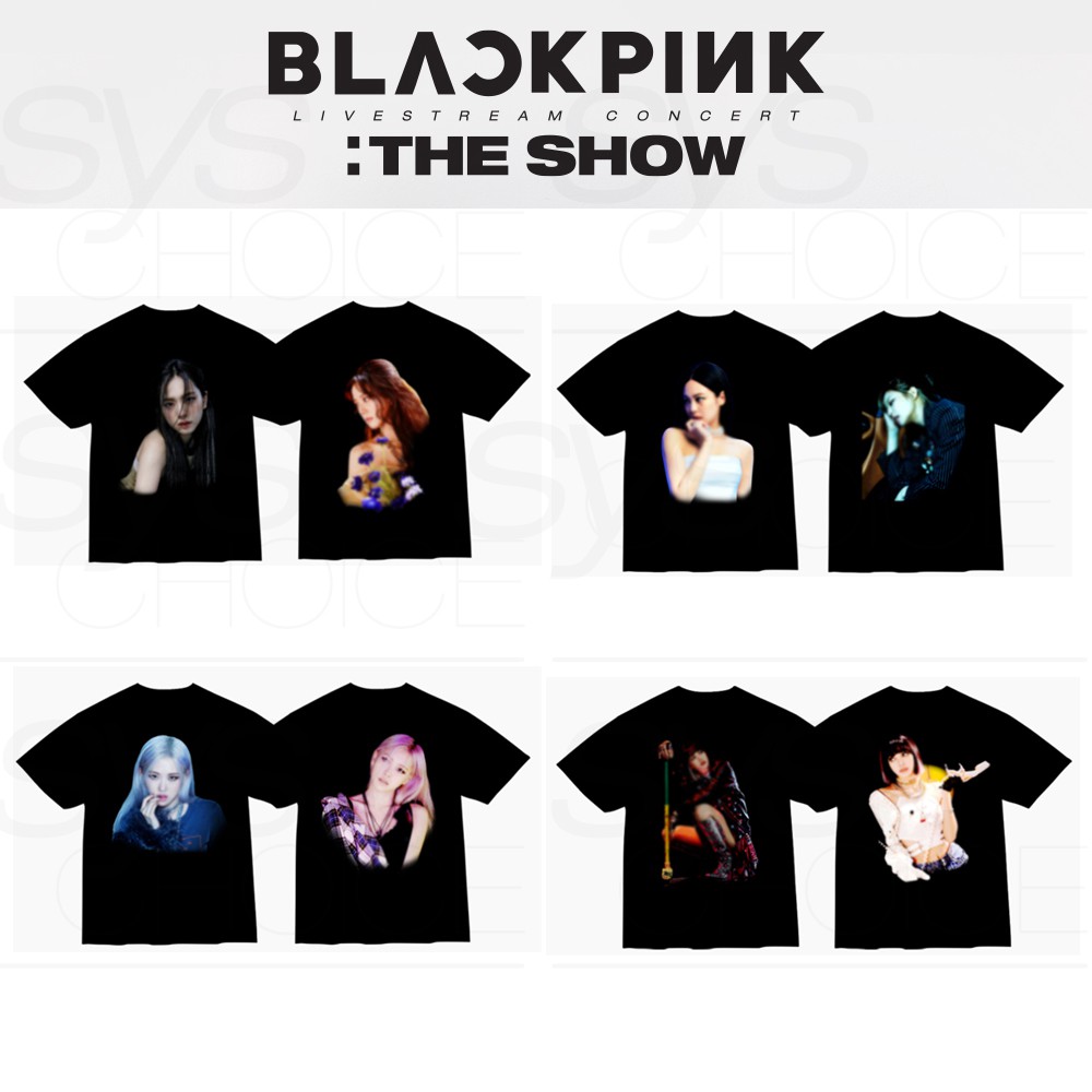 BLACKPINK Official Goods THE SHOW PHOTO T-SHIRTS | Shopee Philippines