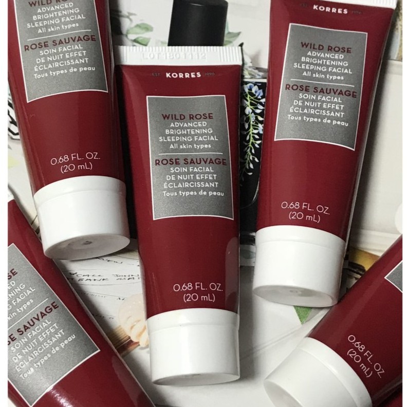 korres wild rose sleeping facial cream
