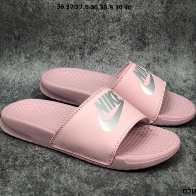 all pink nike slides