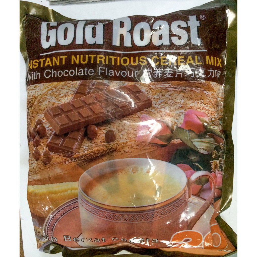 Gold Roast instant nutritious cereal drink with chocolate 20 Shopee