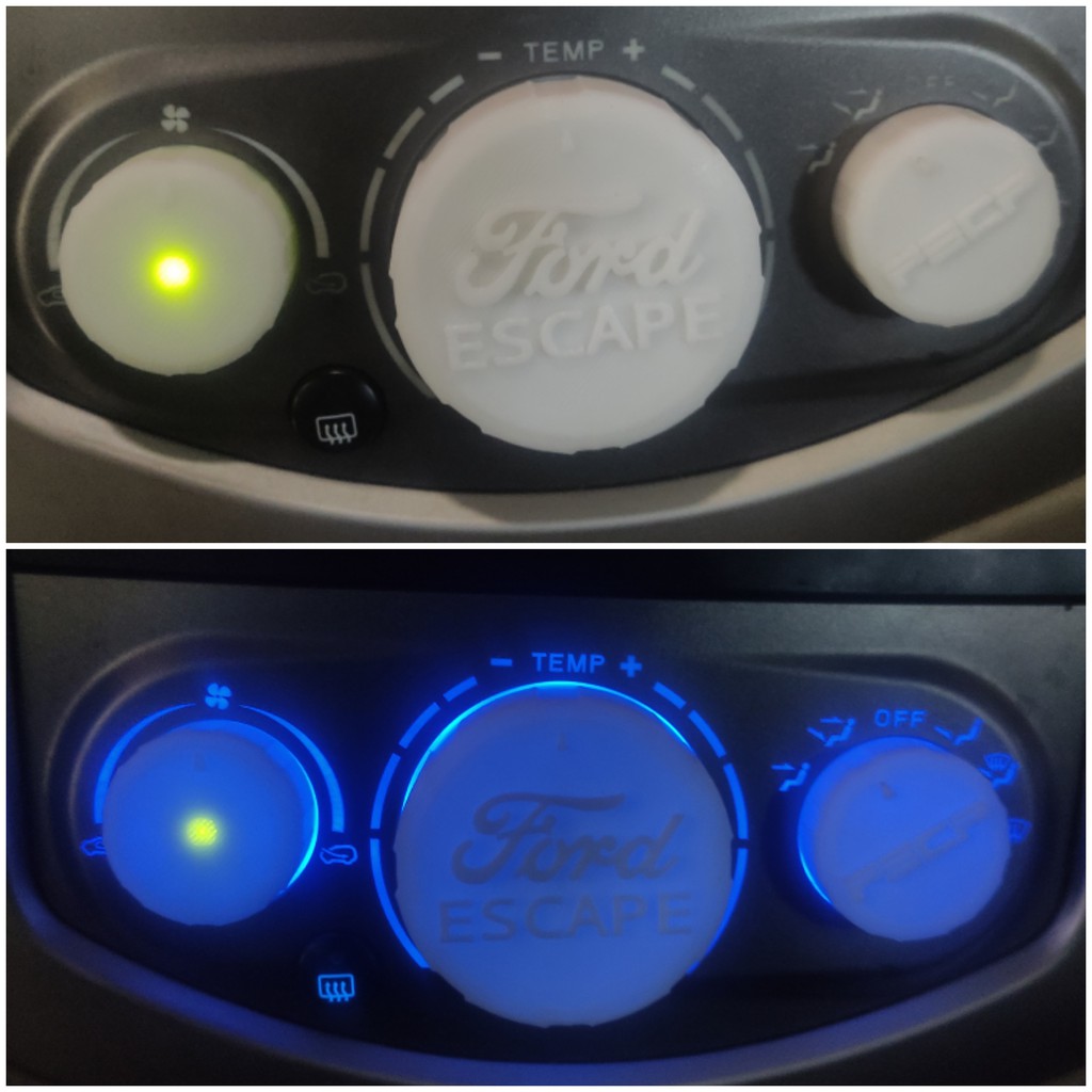 Ford Escape 20082012 Aircon Knob 3D Printed Shopee Philippines