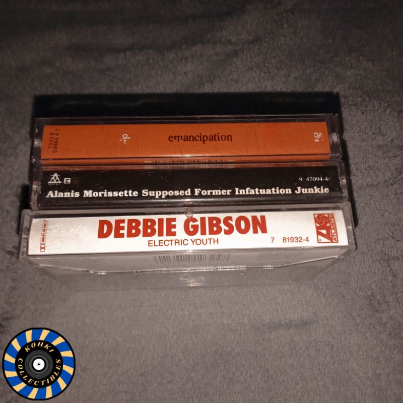 Assorted Genre Preloves Cassette Tapes Debbie Gibson, Alanis