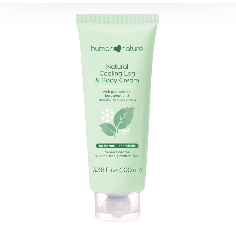 HUMAN NATURE Cooling Leg & Body Cream; 100ML | Shopee Philippines