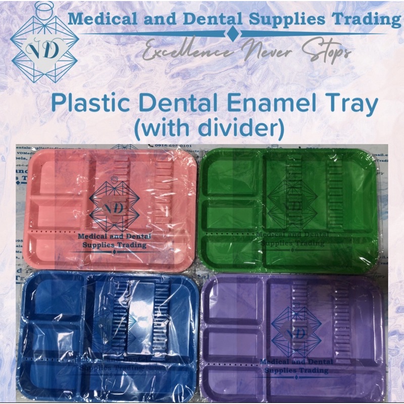 Plastic Dental Enamel Tray with Divider Shopee Philippines
