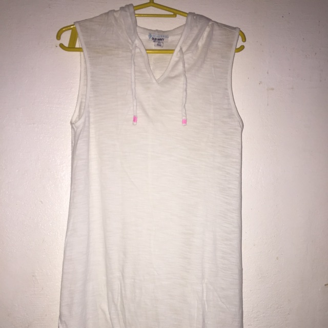 old navy sleeveless hoodie