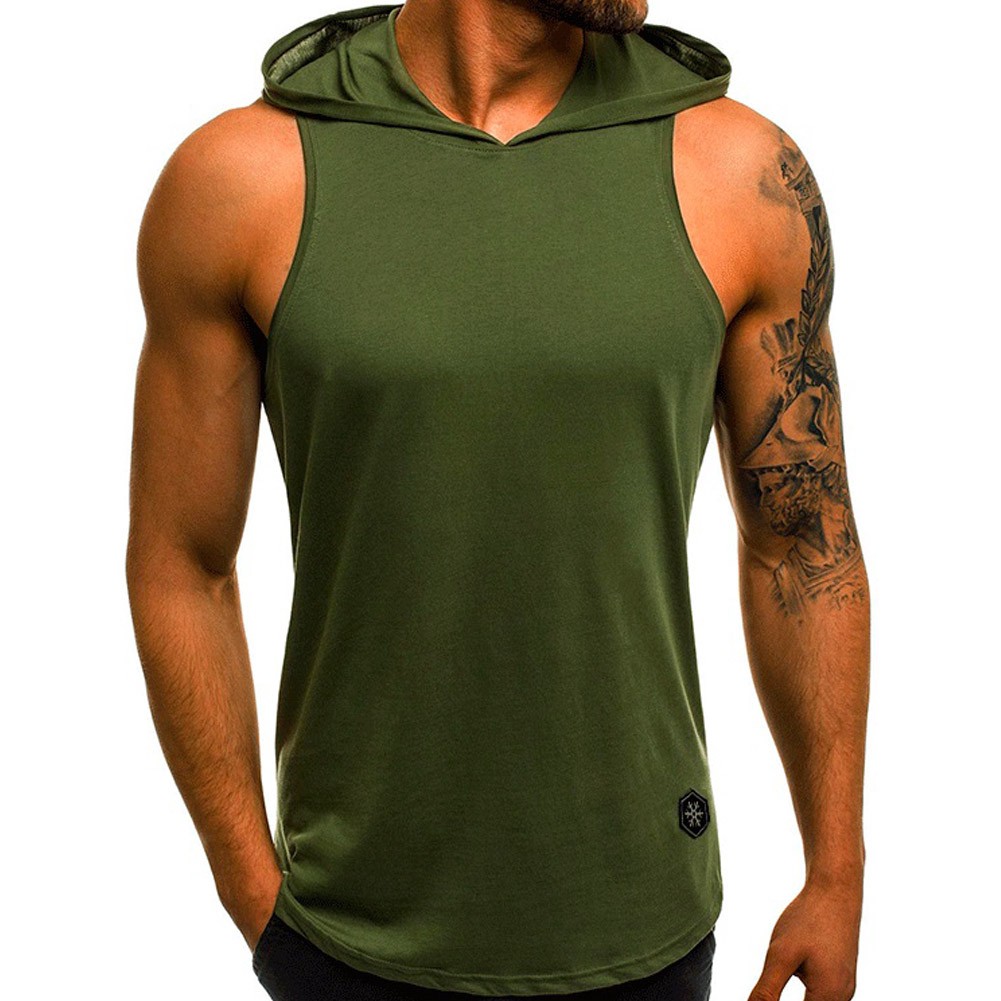 muscle fit gym hoodies