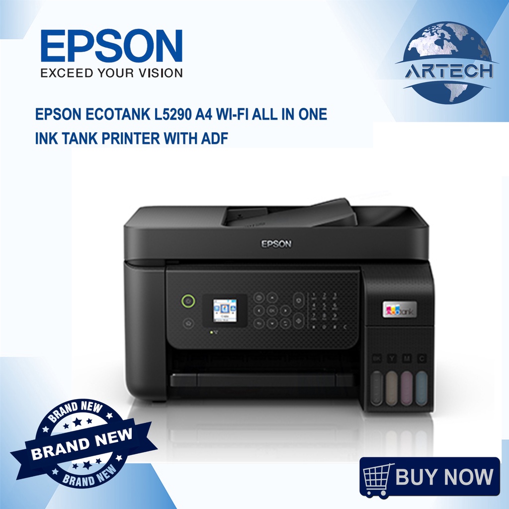 Epson Ecotank L5290 A4 Wi Fi All In One Ink Tank Printer With Adf Shopee Philippines 0593