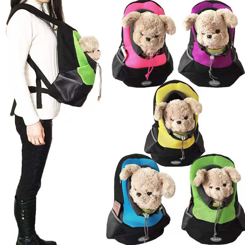pet carrier travel cage Pet carrier backpack breathable mesh dog